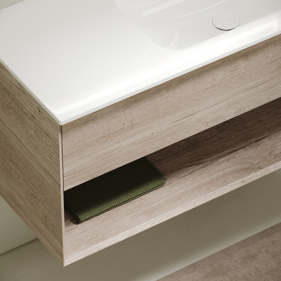 Тумба под раковину Sancos Marmi 1.0 100 R MR1.0100REG подвесная Дуб галифакс натуральный Тумба под раковину Sancos Marmi 1.0 100 R MR1.0100REG подвесная Дуб галифакс натуральный