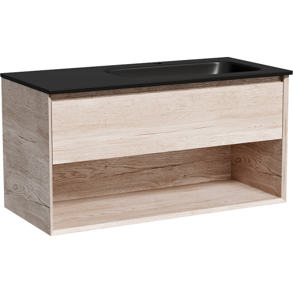 Тумба под раковину Sancos Marmi 1.0 100 R MR1.0100REG подвесная Дуб галифакс натуральный Тумба под раковину Sancos Marmi 1.0 100 R MR1.0100REG подвесная Дуб галифакс натуральный