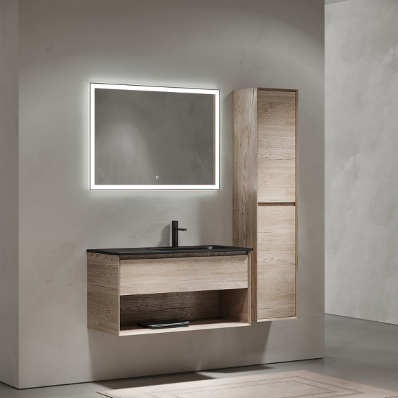 Тумба под раковину Sancos Marmi 1.0 100 R MR1.0100REG подвесная Дуб галифакс натуральный Тумба под раковину Sancos Marmi 1.0 100 R MR1.0100REG подвесная Дуб галифакс натуральный