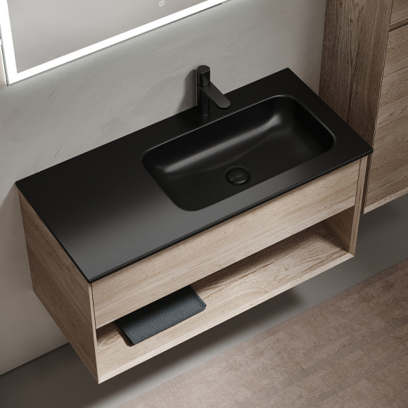 Тумба под раковину Sancos Marmi 1.0 100 R MR1.0100REG подвесная Дуб галифакс натуральный Тумба под раковину Sancos Marmi 1.0 100 R MR1.0100REG подвесная Дуб галифакс натуральный