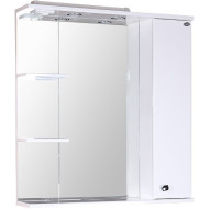 Зеркало со шкафом Onika Эльбрус 80.02 R 208022 с подсветкой Белое