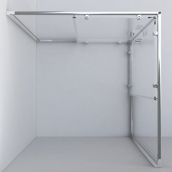 Душевой уголок Vincea Garda 110x90 VSS-1G9011CLG профиль Брашированное золото стекло прозрачное