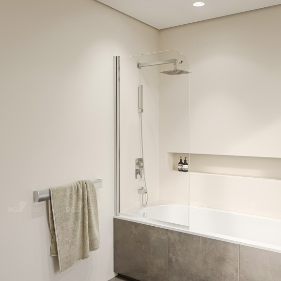 Шторка на ванну RGW Screens SC-109 60х150 411110906-11 профиль Хром стекло прозрачное Шторка на ванну RGW Screens SC-109 60х150 411110906-11 профиль Хром стекло прозрачное