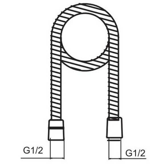 Душевой шланг Caprigo Parts 99-515-vot Бронза Душевой шланг Caprigo Parts 99-515-vot Бронза