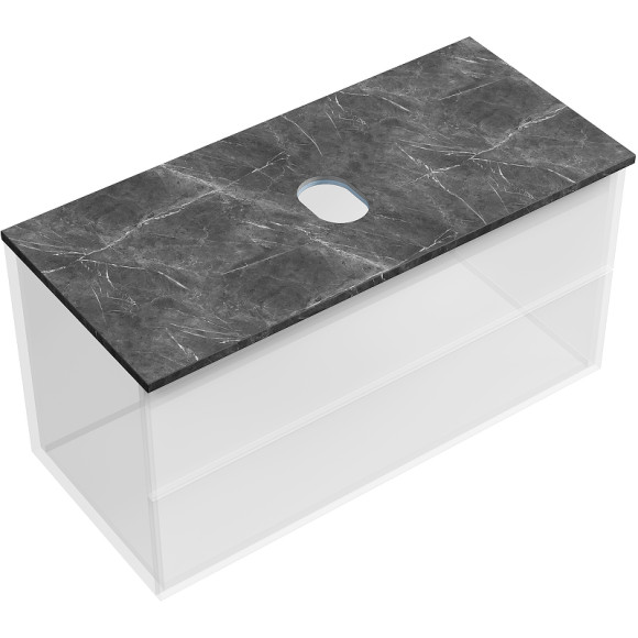 Столешница под раковину Sancos 100 TT100A1 Black Sky