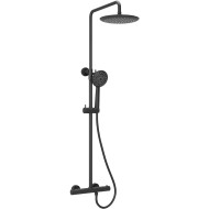 Душевая система Sancos Game SC3002MB с термостатом Черная матовая