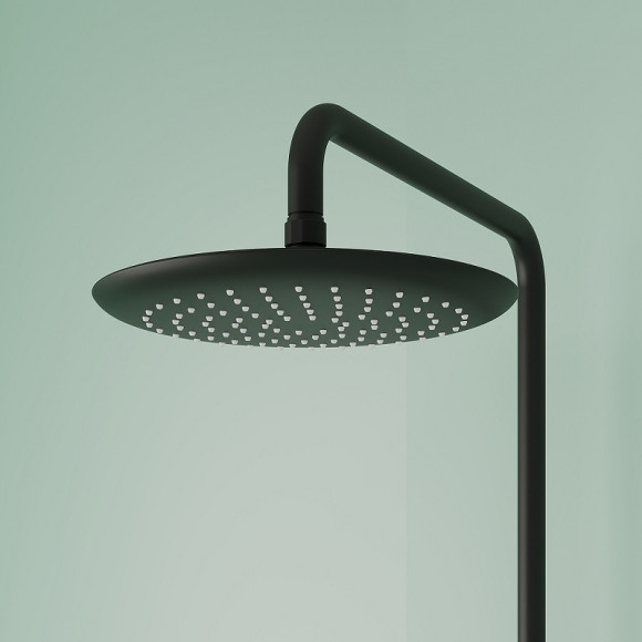 Душевая система Sancos Game SC3002MB с термостатом Черная матовая