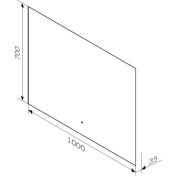 Зеркало AM.PM X-Joy 100 M85MOX11001S с подсветкой с ИК-сенсорным выключателем Зеркало AM.PM X-Joy 100 M85MOX11001S с подсветкой с ИК-сенсорным выключателем