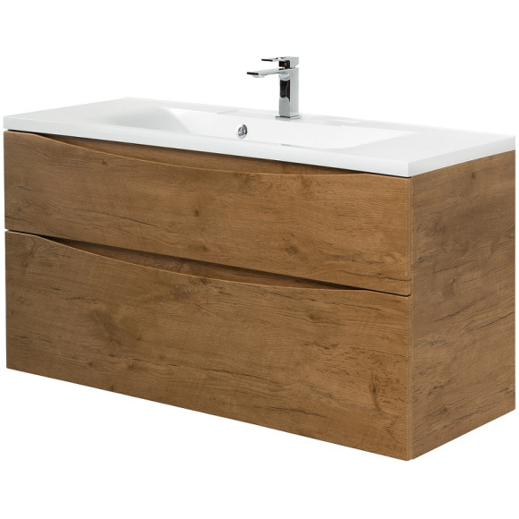 Тумба под раковину BelBagno Marino-H60 110 MARINO-H60-1100-2C-SO-RN-P подвесная Rovere Nature
