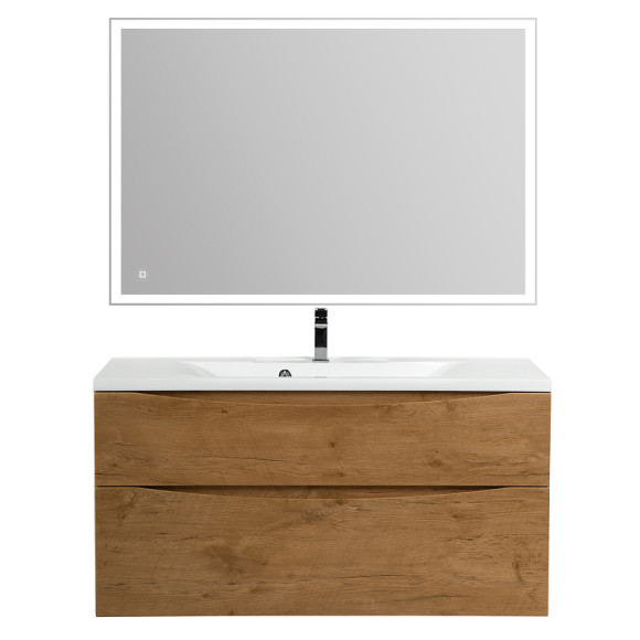 Тумба под раковину BelBagno Marino-H60 110 MARINO-H60-1100-2C-SO-RN-P подвесная Rovere Nature