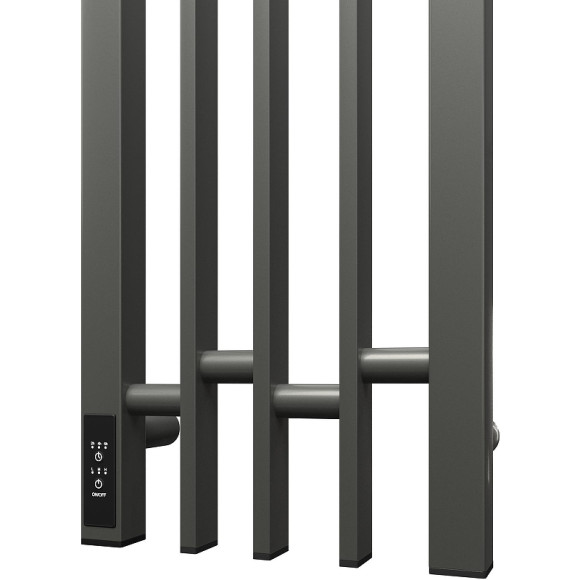 Электрический полотенцесушитель Point Фрея PN20738GB П2 180x800 диммер слева Графит блеск