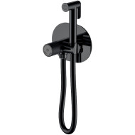 Гигиенический душ со смесителем Boheme Tech 157-B Черный матовый