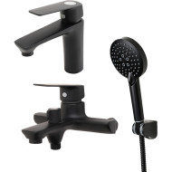 Комплект смесителей Orange Aristo M19-311B Черный