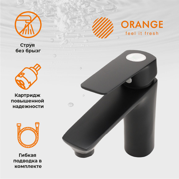 Комплект смесителей Orange Aristo M19-311B Черный Комплект смесителей Orange Aristo M19-311B Черный