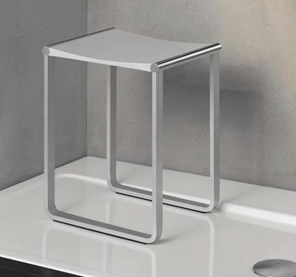 Табурет в ванную Keuco Plan 14982010038 Хром Светло-серый