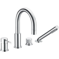 Смеситель на борт ванны Boheme Uno 460-CR Хром