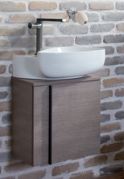 Тумба под раковину Jacob Delafon Nouvelle Vague 45 R EB3045D-E73 подвесная Фактурный дуб Тумба под раковину Jacob Delafon Nouvelle Vague 45 R EB3045D-E73 подвесная Фактурный дуб