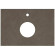 Столешница под раковину Kerama Marazzi Canaletto Про Чементо 70 CN70.DD507020R Коричневая темная матовая