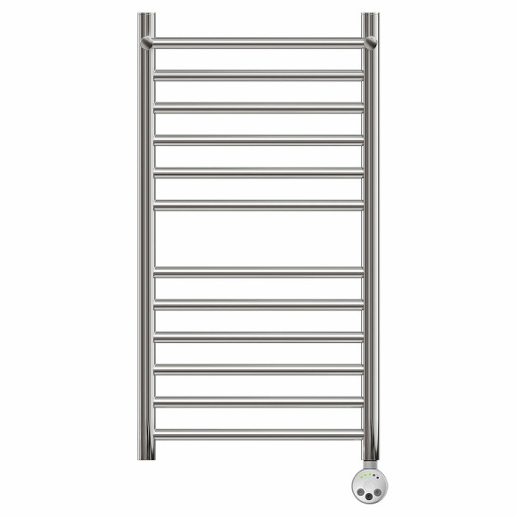 Электрический полотенцесушитель Point Аврора Премиум PN10158SPE П11 500x800 с полкой левый/правый Хром Электрический полотенцесушитель Point Аврора Премиум PN10158SPE П11 500x800 с полкой левый/правый Хром