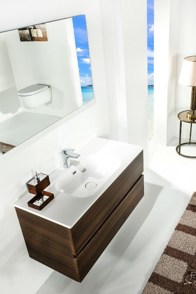 Тумба под раковину Boheme Armadi Art Vallessi 120 837-120-D подвесная Dark Oak