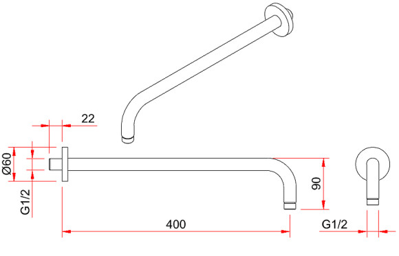 Душевая система Berges Ventas 2R 073003 Хром сильвер Душевая система Berges Ventas 2R 073003 Хром сильвер