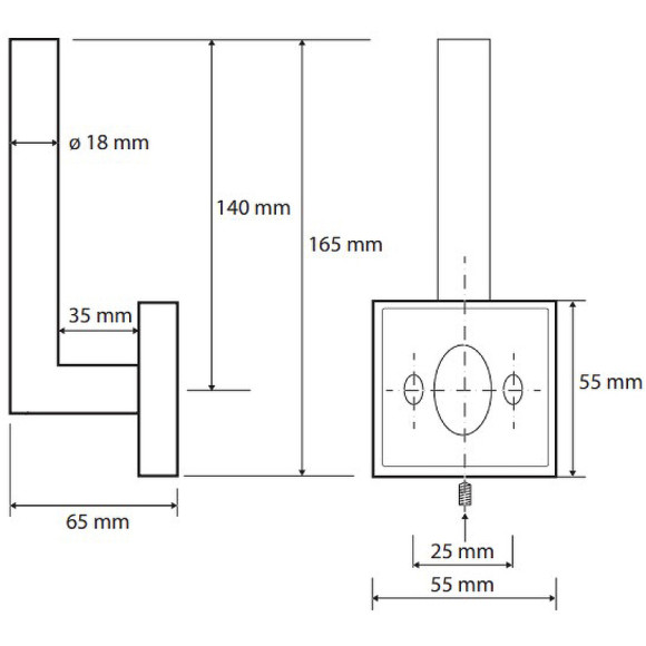 Держатель запасного рулона Bemeta Beta 132112032 Хром Держатель запасного рулона Bemeta Beta 132112032 Хром