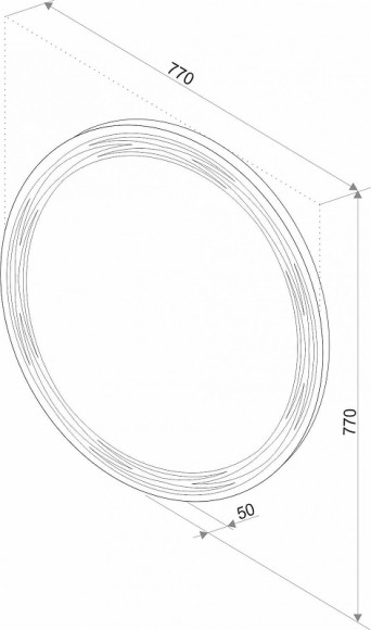 Зеркало Art&Max Bologna AM-Bol-D770-DS-F-H с подсветкой с сенсорным выключателем Зеркало Art&Max Bologna AM-Bol-D770-DS-F-H с подсветкой с сенсорным выключателем