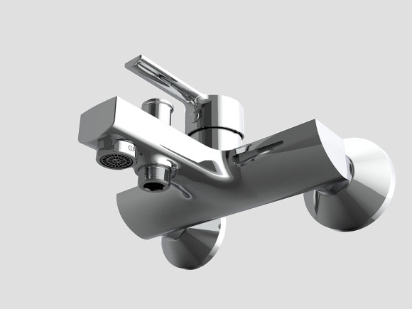 Смеситель для ванны GPD Solus MBB55 Хром