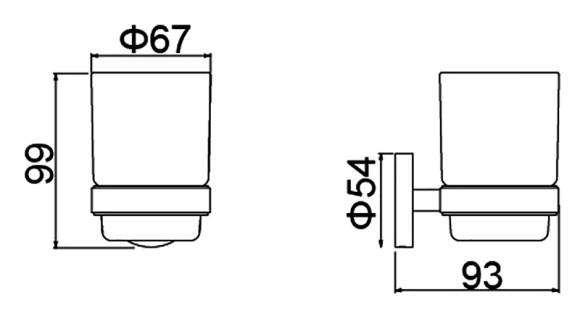 Стакан для зубных щеток Timo Saona 13031/03 Черный Стакан для зубных щеток Timo Saona 13031/03 Черный