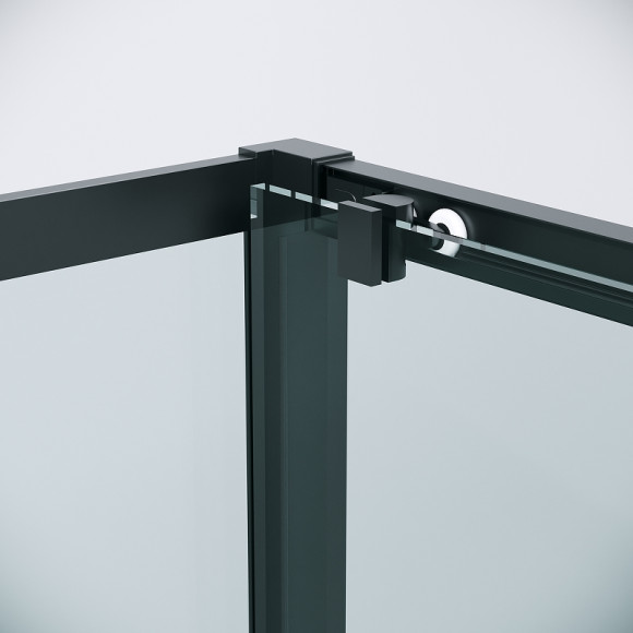 Душевой уголок Grossman Cosmo 100х70 120.K33.02.1070.21.00 профиль Черный матовый стекло прозрачное Душевой уголок Grossman Cosmo 100х70 120.K33.02.1070.21.00 профиль Черный матовый стекло прозрачное