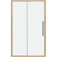 Душевая дверь Grossman Cosmo 120 100.K33.02.120.32.00 профиль Золото сатин стекло прозрачное