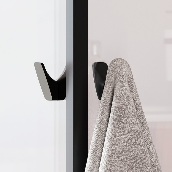 Душевой уголок AM.PM Sunny 80х80 W87G-403-8080-BT профиль Черный матовый стекло прозрачное