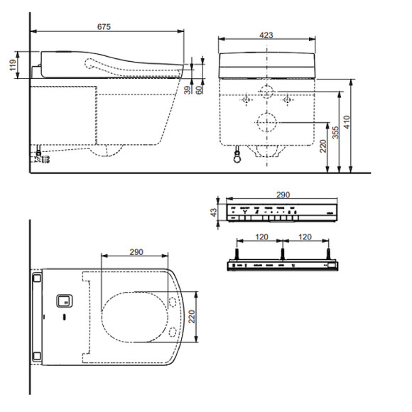 Унитаз Toto Neorest CW996PVD#NW1 подвесной без сиденья Унитаз Toto Neorest CW996PVD#NW1 подвесной без сиденья