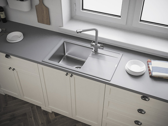 Кухонная мойка Florentina Комби-780 21.395.D0780.305 Грей Кухонная мойка Florentina Комби-780 21.395.D0780.305 Грей