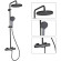 Душевая система Gappo G2495-79 с термостатом Оружейная сталь