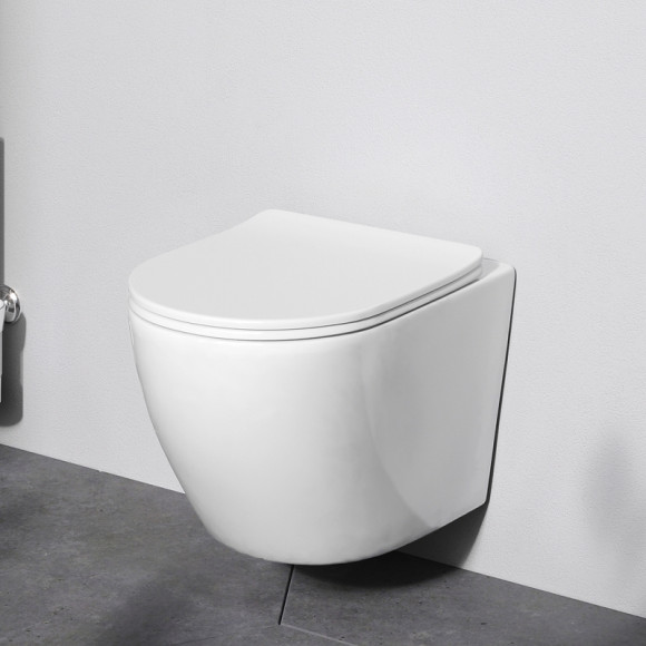 Унитаз AM.PM Like C801900SC подвесной с сиденьем Микролифт Унитаз AM.PM Like C801900SC подвесной с сиденьем Микролифт