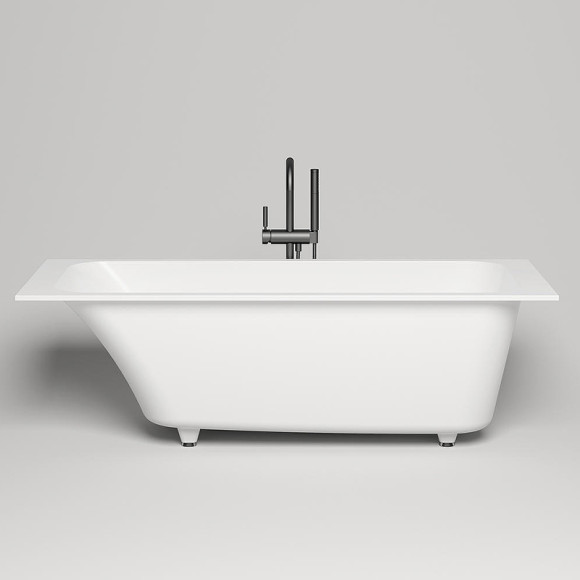 Ванна из искусственного камня Salini Orlanda Kit 180х80 102122M Белая матовая Ванна из искусственного камня Salini Orlanda Kit 180х80 102122M Белая матовая