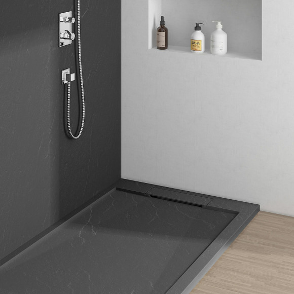 Душевой поддон из искусственного камня Vincea 100x80 VST-4SRL8010A Антрацит Душевой поддон из искусственного камня Vincea 100x80 VST-4SRL8010A Антрацит