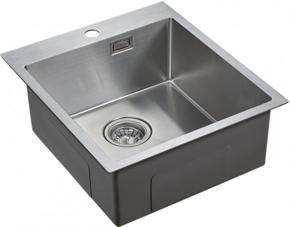 Кухонная мойка Paulmark Velten 45 PM804551-BS Брашированная сталь Кухонная мойка Paulmark Velten 45 PM804551-BS Брашированная сталь