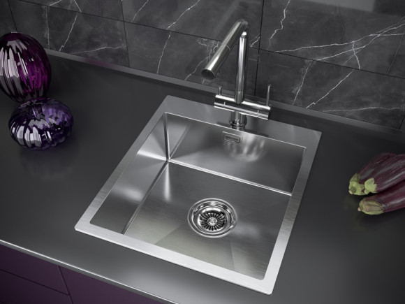 Кухонная мойка Paulmark Velten 45 PM804551-BS Брашированная сталь Кухонная мойка Paulmark Velten 45 PM804551-BS Брашированная сталь