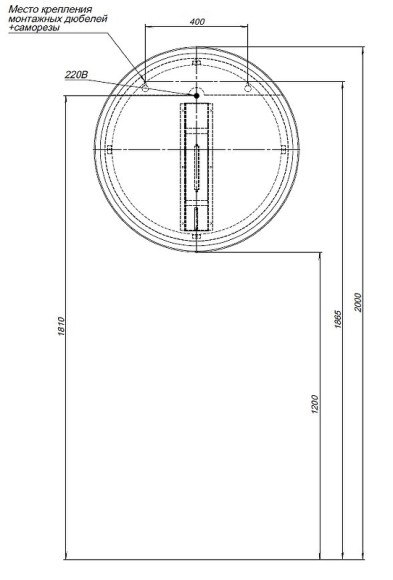 Зеркало Allen Brau Infinity 80 1.21017.BL с подсветкой Черное с сенсорным выключателем Зеркало Allen Brau Infinity 80 1.21017.BL с подсветкой Черное с сенсорным выключателем