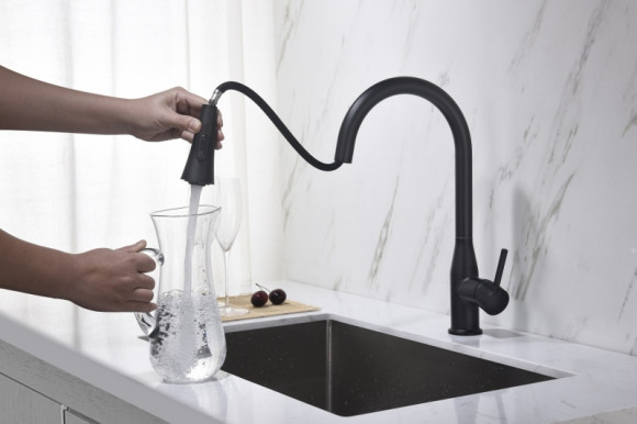 Смеситель для кухни Timo Saona 2336/03FL Черный Смеситель для кухни Timo Saona 2336/03FL Черный