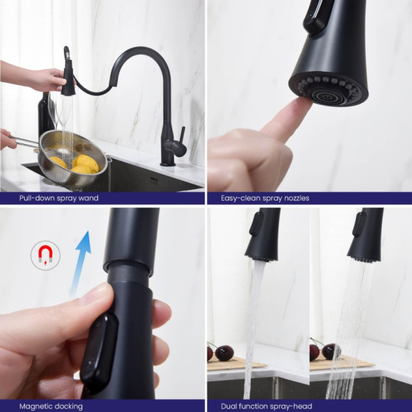 Смеситель для кухни Timo Saona 2336/03FL Черный Смеситель для кухни Timo Saona 2336/03FL Черный