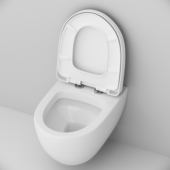 Комплект унитаза AM.PM Awe C111738WH+C117852WH с инсталляцией Grohe Rapid SL 38721001 с сиденьем Микролифт и клавишей смыва Хром