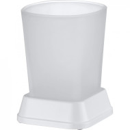 Стакан для зубных щеток WasserKRAFT Amper K-5428W Белый Стакан для зубных щеток WasserKRAFT Amper K-5428W Белый