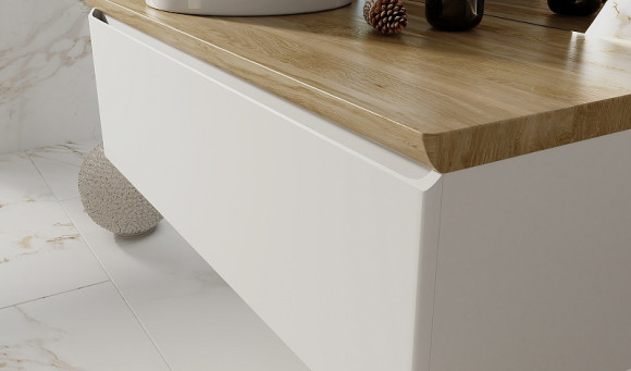 Тумба под раковину Jorno Solis New 120 SolN.01.120/P/W/JR подвесная Белая Тумба под раковину Jorno Solis New 120 SolN.01.120/P/W/JR подвесная Белая