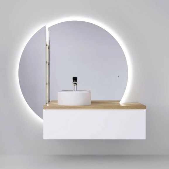 Тумба под раковину Jorno Solis New 120 SolN.01.120/P/W/JR подвесная Белая Тумба под раковину Jorno Solis New 120 SolN.01.120/P/W/JR подвесная Белая