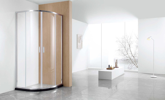 Душевой уголок Aquatek 90х90 AQ ARI RO 09020CH профиль Хром стекло прозрачное