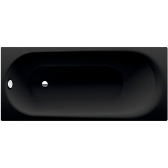 Стальная ванна Bette Comodo 180x80 1251-035 PLUS Черное дерево с шумоизоляцией и антигрязевым покрытием