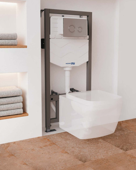 Инсталляция WasserKRAFT Aller 10TLT.010.ME.WH01 для унитаза с Белой клавишей смыва Инсталляция WasserKRAFT Aller 10TLT.010.ME.WH01 для унитаза с Белой клавишей смыва